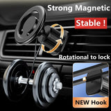 Magnetic Car Phone Holder with Universal Compatibility for iPhone, Samsung, Xiaomi & GPS Devices