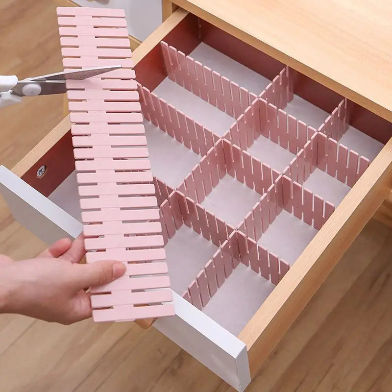 Adjustable Eco-Friendly Plastic Drawer Dividers