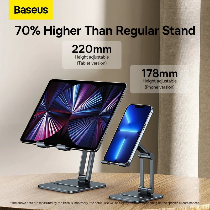 Universal Aluminum Alloy Foldable Phone and Tablet Stand
