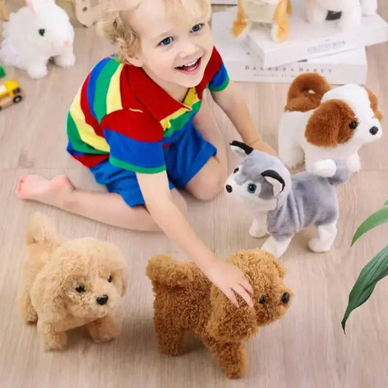 Realistic Interactive Plush Smart Dog Toy - Perfect Christmas Gift for Kids