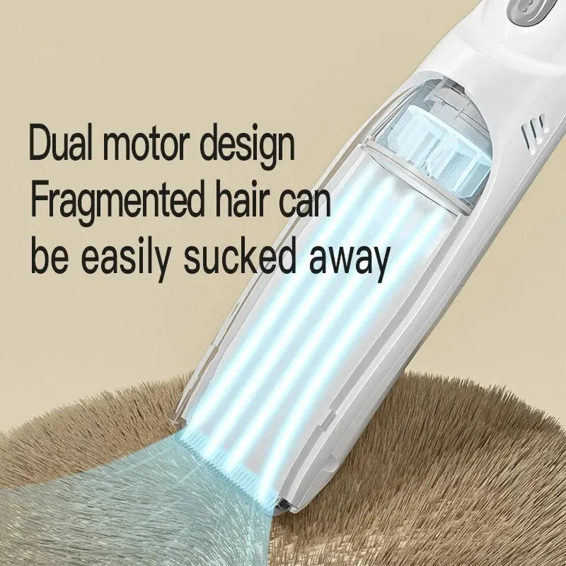 Waterproof Electric Hair Trimmer with Hair-Absorbing Feature for Babies and Adults