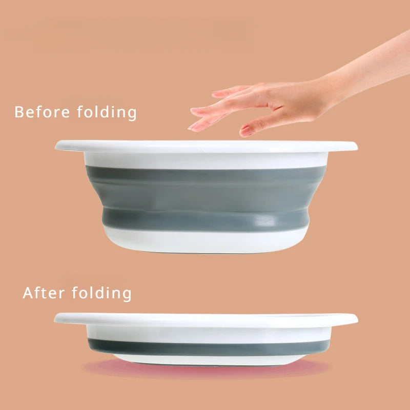 Multipurpose Folding Wash Basin for Home and Travel