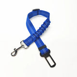 Safety-Focused Adjustable Dog Car Seat Belt Harness for Secure Travel with Reflective Nylon Design