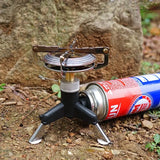 Compact Outdoor Gas Stove Tripod Adapter for Camping