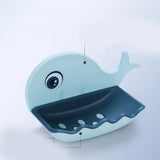 Fish Shaped Portable Soap Box: Punch-Free Bathroom Accessory