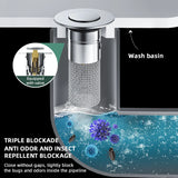 Revolutionary Bathroom and Kitchen Sink Drain Filter with Pop-Up Design