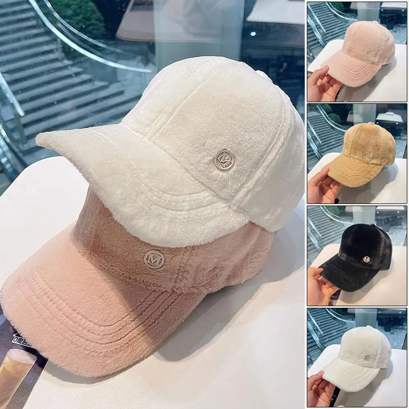 Warm and Fashionable M Blend Baseball Cap for Fall and Winter