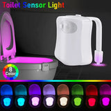 Toilet Light with Motion Sensor and LED Night Lights in 8 Colors