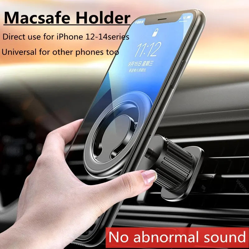 Magnetic Car Phone Holder with Universal Compatibility for iPhone, Samsung, Xiaomi & GPS Devices