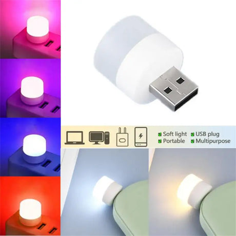Portable USB Powered Mini LED Night Light