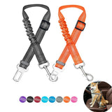 Safety-Focused Adjustable Dog Car Seat Belt Harness for Secure Travel with Reflective Nylon Design
