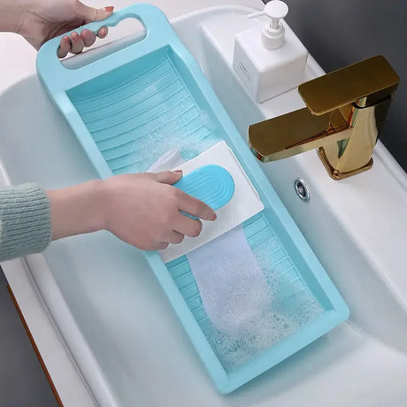 Compact Eco-Friendly Washboard for Delicate Clothing and Baby Laundry