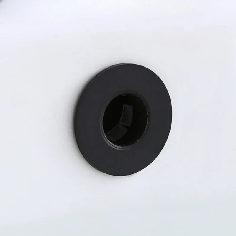 Vintage-Style Brass Overflow Cover for Bathroom Sink Basin with Deodorization Feature and Six-Foot Ring Insert