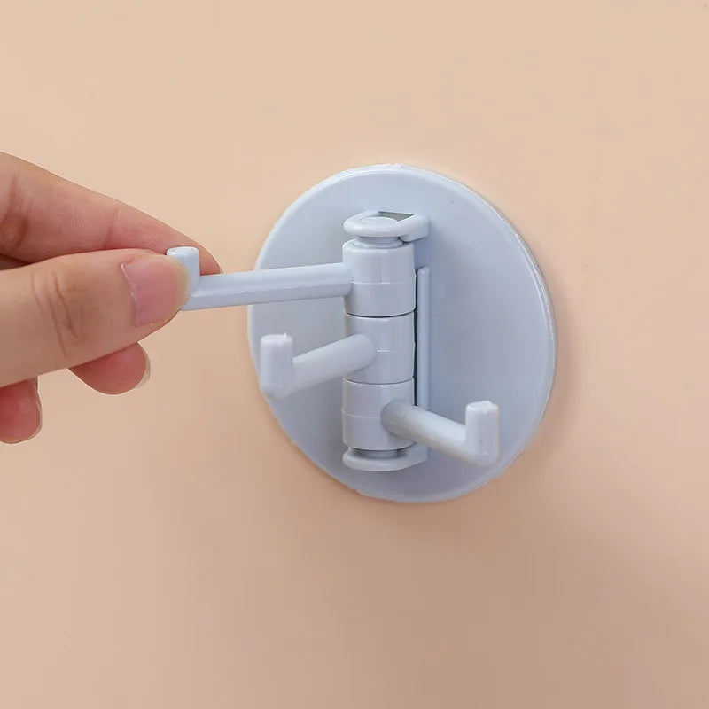 Innovative Multifunctional Rotating Hook for Kitchen and Bathroom Organization