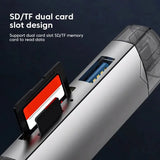 Versatile 6-In-1 USB 3.0 Memory Card Reader and Adapter