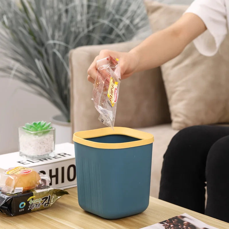 Compact and Stylish Desktop Waste Can