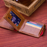 Fashionable Men's Wallet Featuring Unique 100 US Dollar Pattern in PU Leather