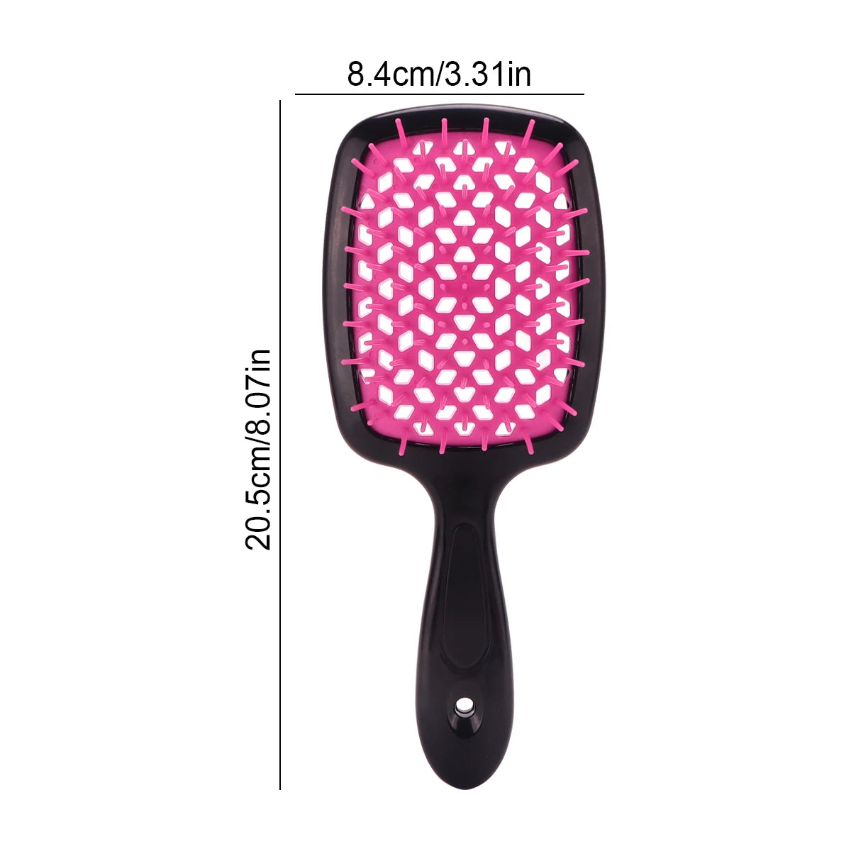 Versatile Salon-Quality Detangling Hair Brush with Anti-static Cushion & Barber Styling Features