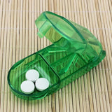 Elderly-Friendly Pill Cutter and Dispenser with Storage Box