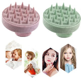 Scalp Revitalizing Silicone Shampoo and Massage Brush Comb