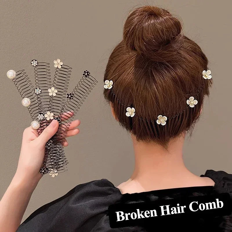 Lovely Flower Pearl Hair Accessory