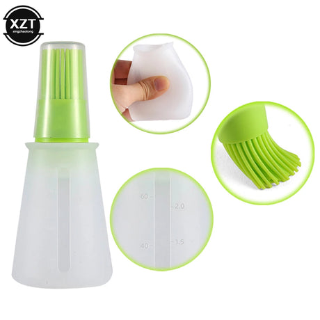 Oil Bottle with Silicone Brush