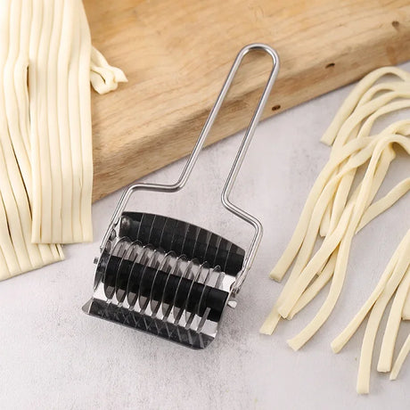 Durable Stainless Steel Pasta Slicer with Ergonomic Handle and Precision Blades