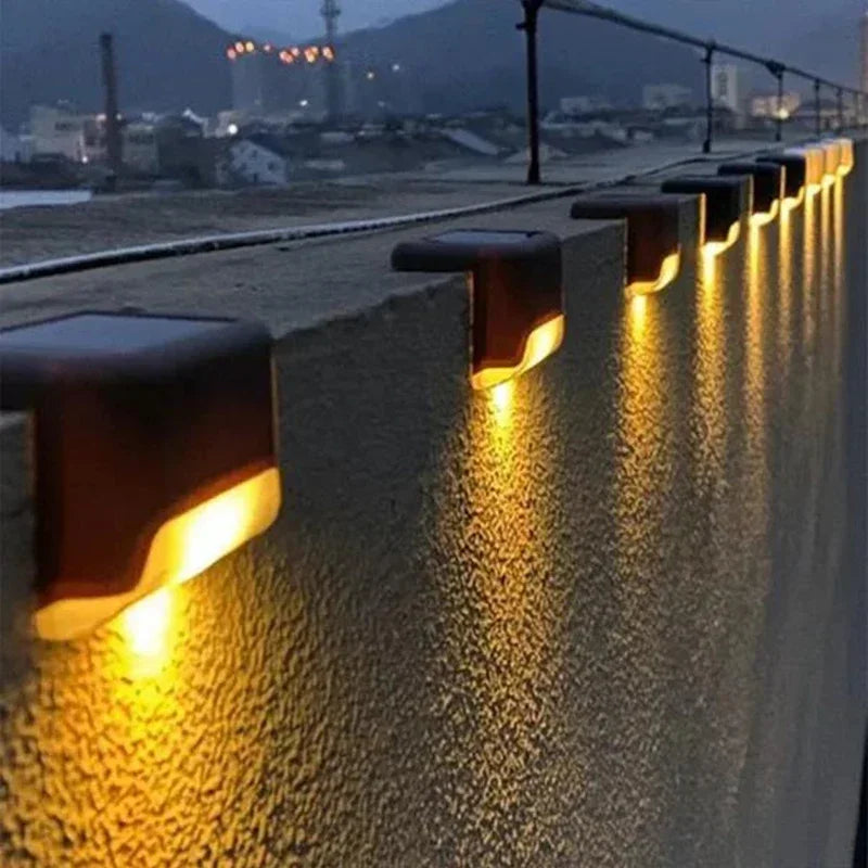 Solar-Powered Waterproof LED Outdoor Lights for Deck, Garden, and Fence Decor