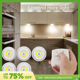 3W COB LED Adjustable Under Cabinet Light with Remote Control - Energy-efficient and Easy to Install