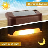 Solar-Powered Waterproof LED Outdoor Lights for Deck, Garden, and Fence Decor