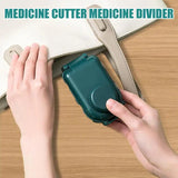 Advanced Medical Tablet Cutter: Robust Pill Divider with Organized Storage Solution