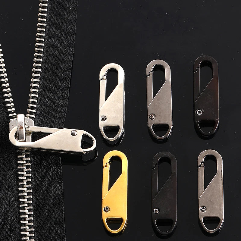 Zipper Repair Kit: Pack of 10 Slider Puller Eco-Friendly Bag Replacement Buckles