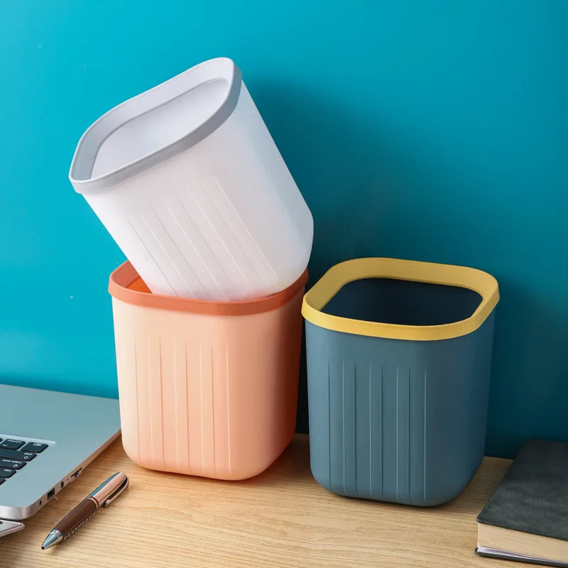 Compact and Stylish Desktop Waste Can