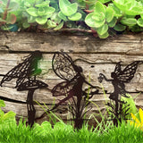 Enchant your Outdoor Spaces with Fairy Metal Decor for Gardens and Patios