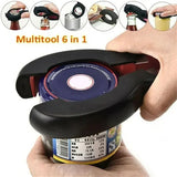 Ultimate 6-in-1 Multifunctional Bottle and Can Opener with Ergonomic Handle