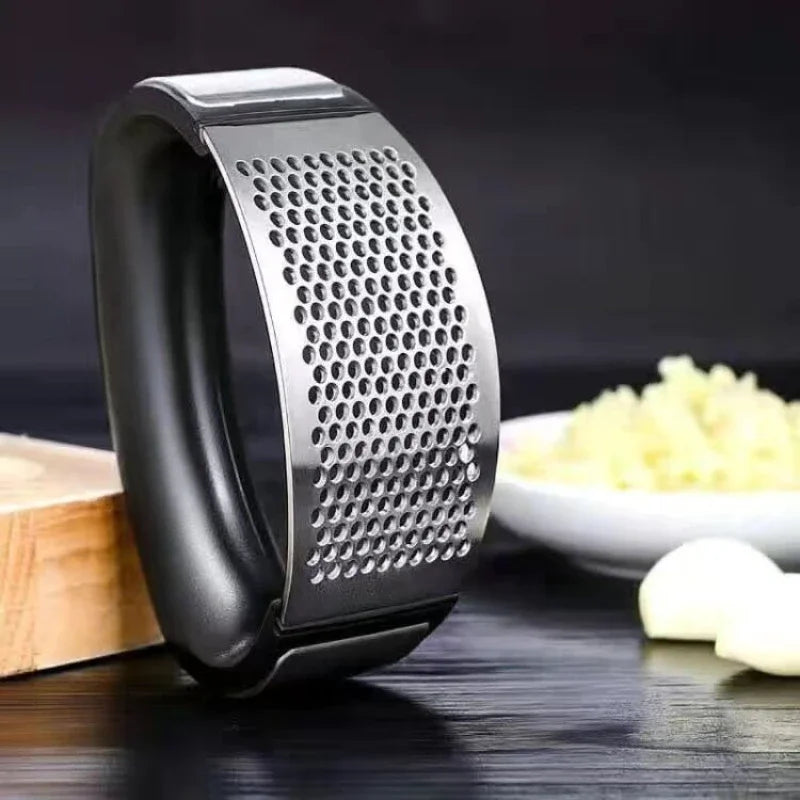Eco-Friendly Manual Stainless Steel Garlic Mincer and Fruit/Vegetable Chopper