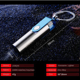 Windproof Keychain Lighter with 10000 Matchstick Design