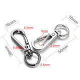 Swivel Lobster Clasps DIY Accessories Pack - Classic Style O Ring Snap Hook