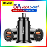 Rapid Car Charger with Type C 30W Fast Charging for iPhone