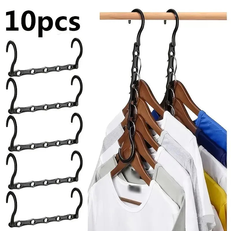 Ultimate Wardrobe Organizer with Durable Plastic Hangers for Efficient Closet Organization