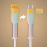 Stylish Silicone Cover Cable Protector for Type C Chargers