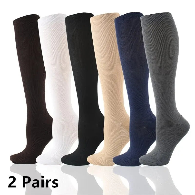 Compression Stockings for Enhanced Athletic Performance and Improved Blood Circulation