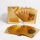 Luxury 24K Gold Foil Waterproof Playing Cards for Premium Gaming Experience