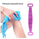 Silicone Body Scrubber with Extended Back Massage Reach