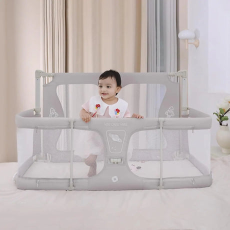 Multifunctional Baby Sleep Safety Barrier with Adjustable Bed Guardrail