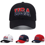 American Flag Embroidered Snapback Cap for Men and Women - Patriotic Hip Hop Hat
