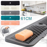 Silicone Sink Splash Guard - Countertop Protector for Kitchen and Bathroom