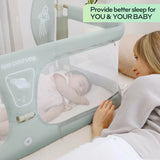 Multifunctional Baby Sleep Safety Barrier with Adjustable Bed Guardrail