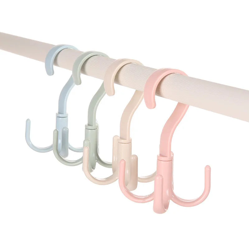 Versatile Rotating Four-Claw Hook for Easy Storage Solutions