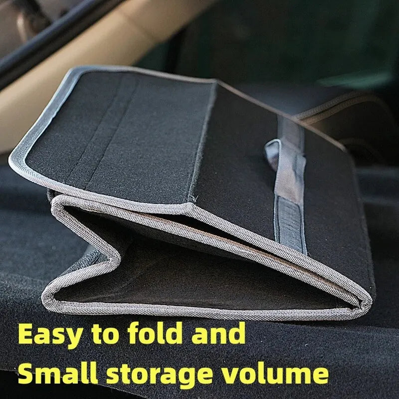 Car Trunk Storage Organizer for Boots and Tools With Anti-Slip Compartments